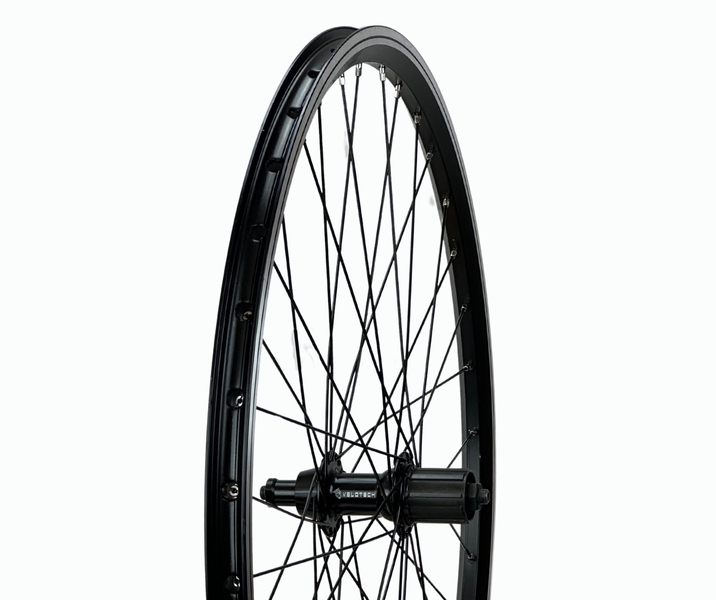 Kerék hátsó 26" QR CAS. fekete