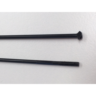 Küllő DT Swiss Aerolite egyenes T-fejjel 2.0/2.3/0.9x289 fekete