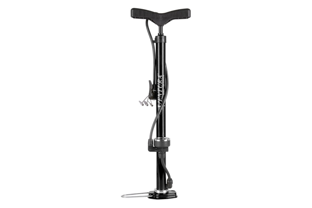 PUMPA ÁLLÓ ACÉL AV/DV/FV VENTURA - NYOMÁSMÉRŐS (8 BAR) FEKETE