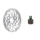 Magura MT eSTOP MDR-C 6 csavaros féktárcsa + 8S fékpofa szett [203 mm]