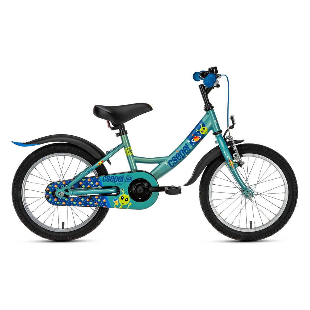 Csepel Drift Kerékpár 16" Kékeszöld