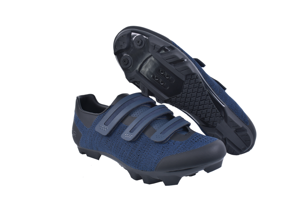 FLR F-55 Knit MTB cipő [fekete-kék, 38]