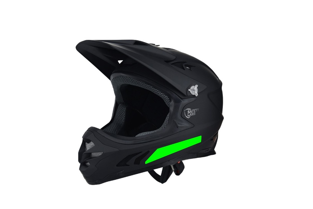 Safety Labs Propel fullface kerékpáros sisak [fekete-neonzöld, 58-60 cm (L)]