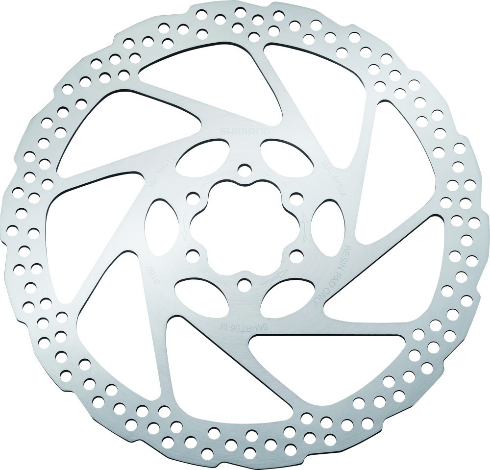 Féktárcsa Shimano SM-RT56S 6 csavaros 160MM csavarokkal