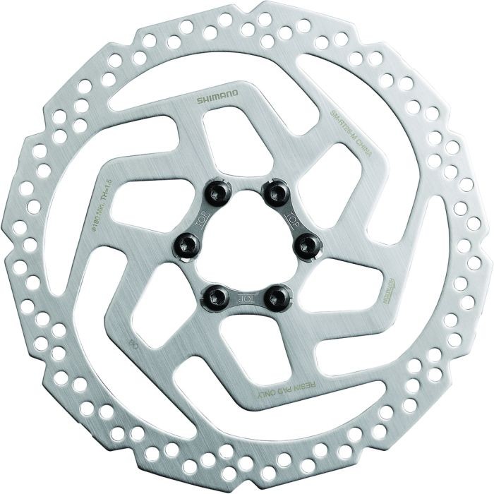 Féktárcsa Shimano SM-RT26M 6 csavaros 180MM csavarokkal