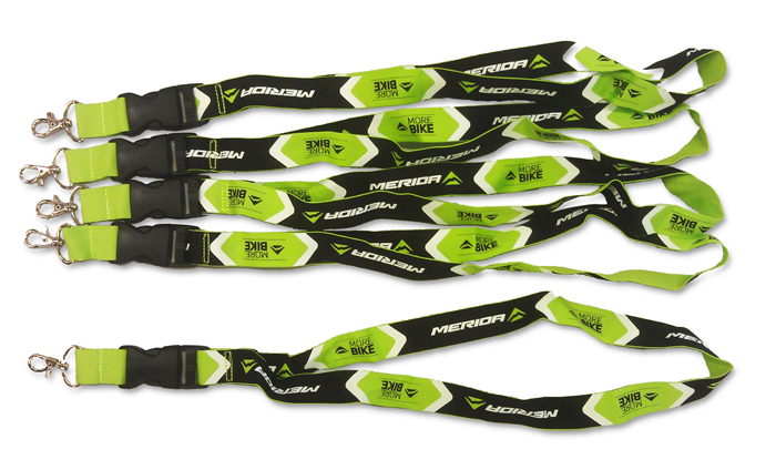 Kulcstartó MERIDA fekete/zöld 25 mm - 2780