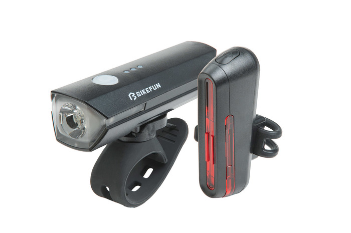 Lámpa BIKEFUN szett Stone 550 USB