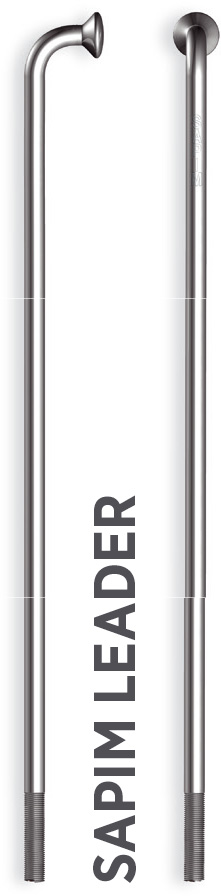 Küllő SAPIM LEADER Inox 14G 282mm J-Bend + Polyax réz 14G 12mm ezüst