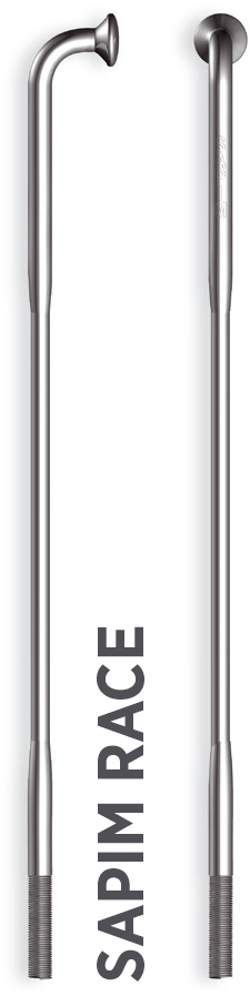 Küllő SAPIM RACE Inox 14G 290mm J-Bend fekete + Polyax réz 14G 12mm fekete