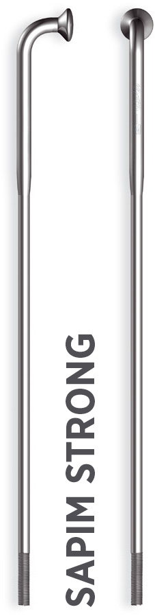 Küllő SAPIM STRONG Inox 14G 272mm J-Bend + Polyax réz 14G 12mm ezüst