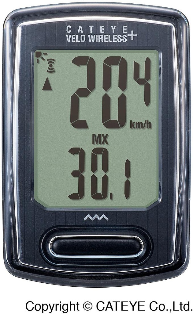 COMPUTER CATEYE VELO WIRELESS+ CCVT235 8FUNK HÁTTÉRV. WLESS FEKETE{2/4-10/10}