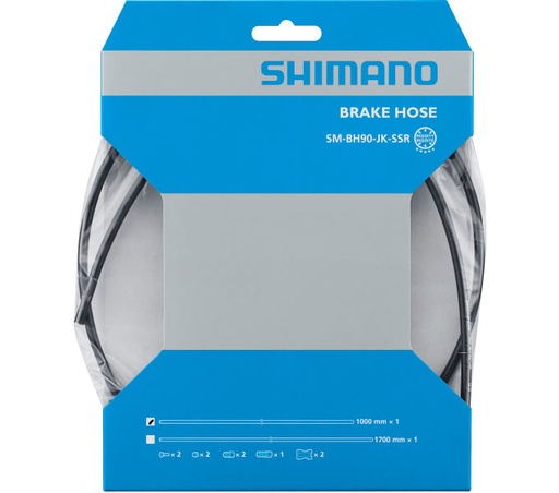[#PL-ISMBH90JKSSL100] FÉKHEZ OLAJVEZETÉK 100CM SMBH90-SS J-KIT SZEMBŐL-SZEMBE ezt add road
