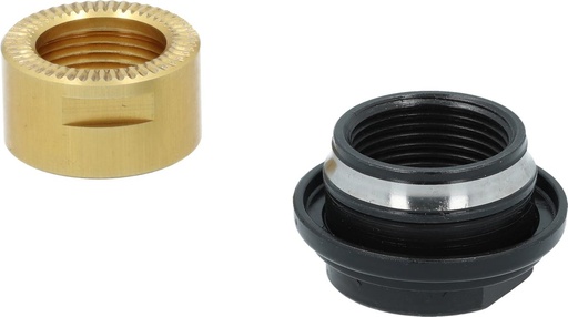 [#PL-Y3TM98050] SHIMANO FH-M820 LEFT HAND LOCK NUT (M15) & CONE W/DUST COVER