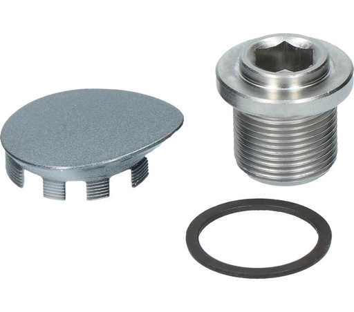 [#PL-Y1P298010] SHIMANO FC-2450 CRANK ARM FIXING BOLT UNIT CRANK ARM CAP: SILVER