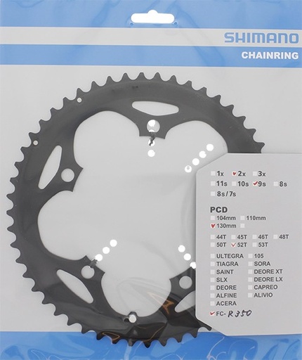 [#PL-Y1ND98040] LÁNCKERÉK 52F FCR350 52F-B BLACK