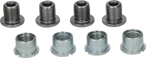 [#PL-Y1ME98010] SHIMANO FC-M391 DOUBLE GEAR FIXING BOLT(M8X8.5) & NUT (4 SETS)