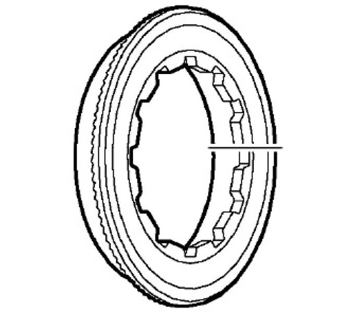 [#PL-Y1YS98010] SHIMANO CS-HG81-10 LOCK RING/SPACER