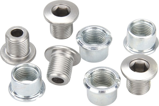 [#PL-Y1LV98050] SHIMANO FC-M552 DOUBLE GEAR FIXING BOLT M8X8.5 & NUT 4SETS