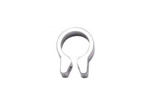 [#CS-40100000] Nyeregcsőbilincs KWV 28,6mm csavar+váll ezüst