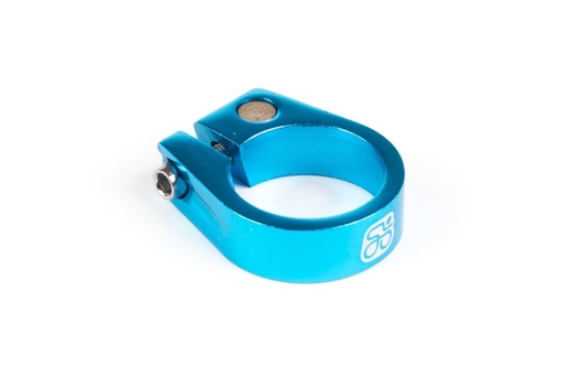 [#CS-40171047BL] Csepel WAK nyeregcsőbilincs alu 31,8 mm kék