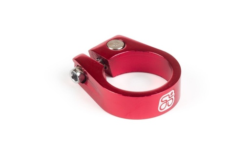 [#CS-40171047RD] Csepel WAK nyeregcsőbilincs alu 31,8 mm piros
