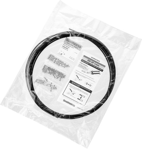 [#PL-Y60B97652] SHIMANO SIS-SP51 OUTER CASING 25FT. (BLACK) GREASE IN