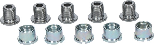 [#PL-Y1HD98020] SHIMANO FC-S500 GEAR FIXING BOLT(M8X8.5)&NUT (5SETS)