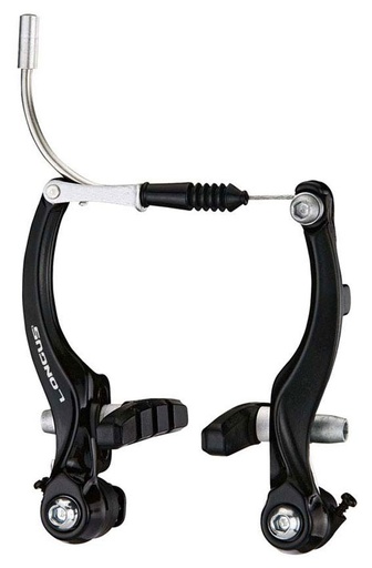 [#PL-398301] FÉK E LONGUS V-BRAKE ALU 110MM, LINEAR RUGÓS, FEKETE {5/4}