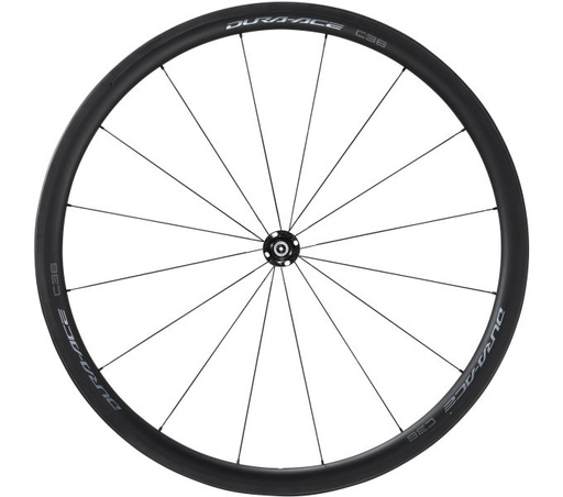 [#PL-EWHR9200C36UFCX] SHIMANO WHEEL, WH-R9200-C36-TU, DURA-ACE, FRONT, 16H, OLD:100MM, QR:133MM, CARBO