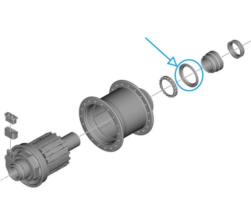 [#PL-Y2GC00070] SHIMANO DH-UR708-3D SEAL RING