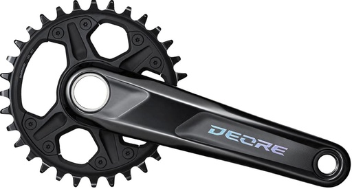 [#PL-EFCM61301AXA2] SHIMANO FRONT CHAINWHEEL, FC-M6130-1, DEORE, FOR REAR 12-SPEED, 2-PCS FC, 165MM,