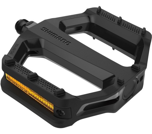 [#PL-EPDEF102RL] SHIMANO PEDAL, PD-EF102, W/REFLECTOR, BLACK, IND.PACK