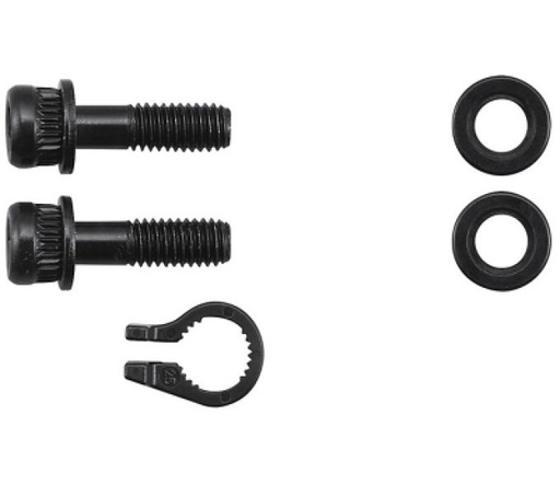 [#PL-ESMMAF203PPL2] SHIMANO MOUNT ADAPTER FOR DISC BRAKE CALIPER,SM-MA-F203P/PL2, FIXING BOLT X2, SN