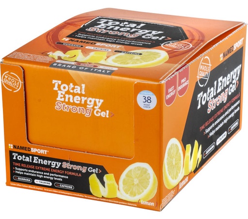 [#PL-FA003723016] NAMEDSPORT TOTAL ENERGY STRONG GEL citrom 24x40ml gél {2/4}