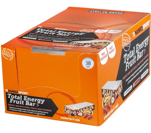 [#PL-FA003724016] NAMEDSPORT TOTAL ENERGY FRUIT BAR áfonya+magok 25x35g szelet {2/4}