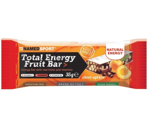 [#PL-FA003724024] NAMEDSPORT TOTAL ENERGY FRUIT BAR csoki-barack 25x35g szelet {2/4}