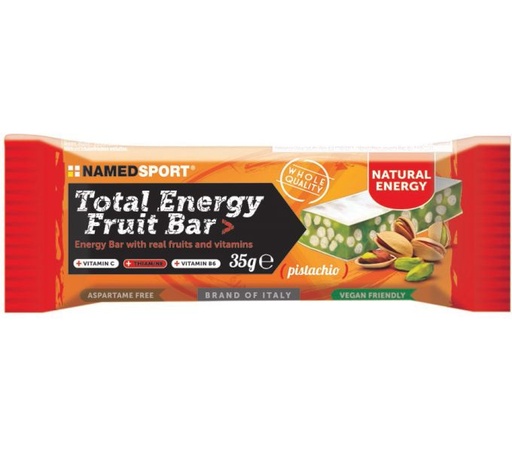 [#PL-FA003724025] NAMEDSPORT TOTAL ENERGY FRUIT BAR pisztácia 25x35g szelet {2/4}