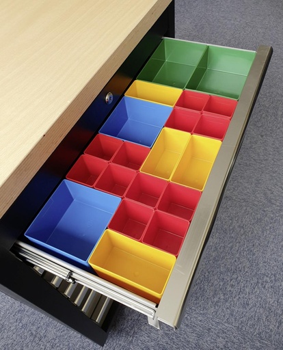 [#PL-FA003542192] Sortierboxen-Set, 39-teilig, vier verschiedene Größen MO-52078 MO-52078