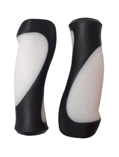 [#CS-42800032BW] Kétkomponensű markolat pár 125 mm fekete/fehér