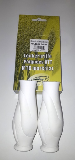 [#CS-42850160WD] Marikoo 1654 kraton + végdugó markolat 120 mm fehér
