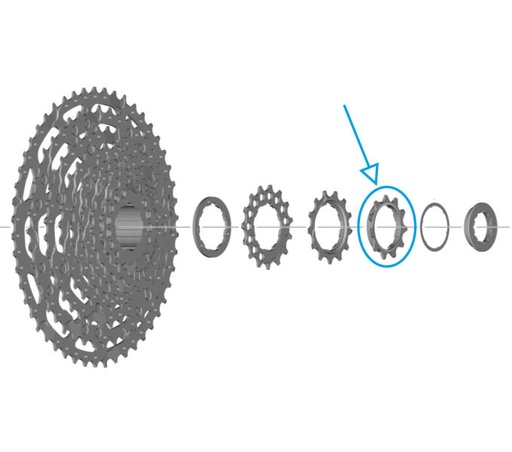 [#PL-Y0NC11000] SHIMANO CS-LG600 SPROCKET 11T BUILT IN SPACER TYPE