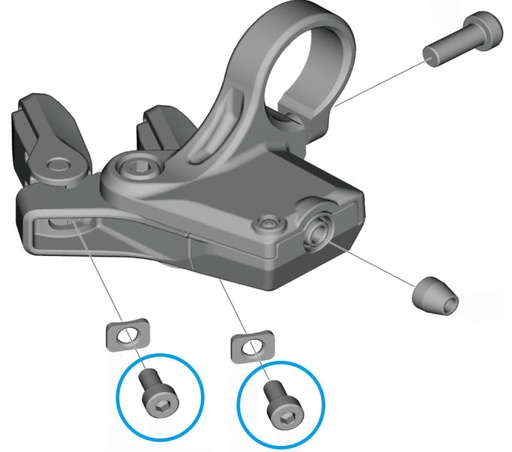 [#PL-Y0SA9801T] SHIMANO SW-M8150 LEVER UNIT FIXING SCREW M4 (1P)