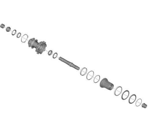 [#PL-Y0ML98010] SHIMANO WH-R9270-C50-TU-R COMPLETE HUB ALXE