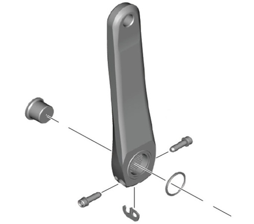 [#PL-Y0RS98020] SHIMANO FC-R7100 LEFT HAND CRANK ARM UNIT 160 MM