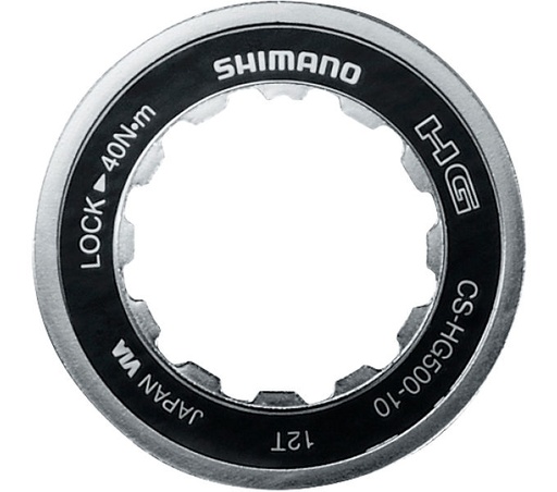 [#PL-Y1PG90100] SHIMANO CS-HG50-10 Lock Ring with sticker