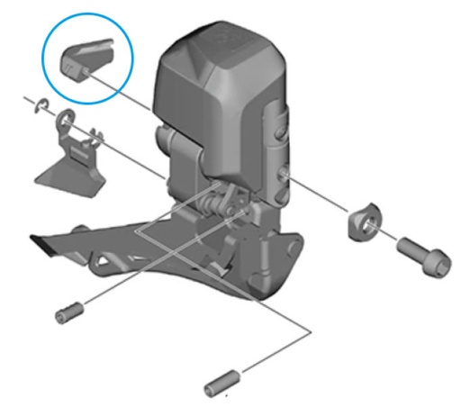 [#PL-Y2K69801T] SHIMANO FD-R7150 PLUG COVER
