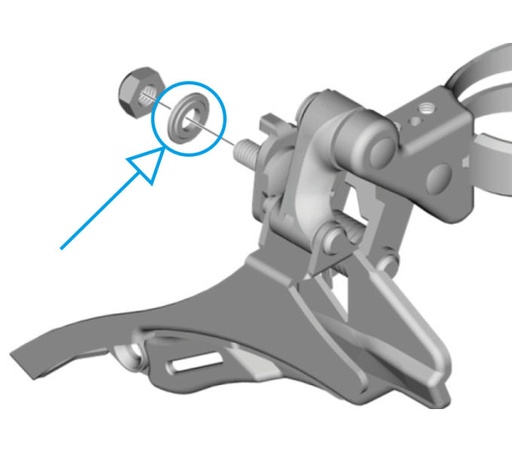 [#PL-Y5BS08000] SHIMANO FD-TY22 CABLE FIXING PLATE #5BS 0800