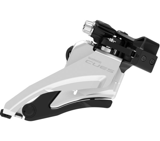 [#PL-EFDU4000MX4] SHIMANO FRONT DERAILLEUR, FD-U4000-M, CUES, FOR 2X9/10, MID CLAMP, SIDE SWING, 3