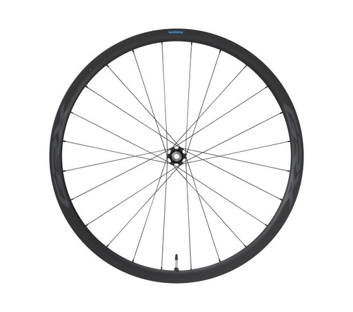 [#PL-EWHRX870LFED70] SHIMANO WHEEL, WH-RX870-700C, GRX, FRONT, 24H, OLD:100MM, F:12MM E-THRU, TUBELES