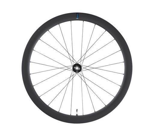 [#PL-EWHRS710C46LFED] SHIMANO WHEEL, WH-RS710-C46-TL, FRONT, 24H, OLD:100MM, F:12MM E-THRU, TUBELESS,